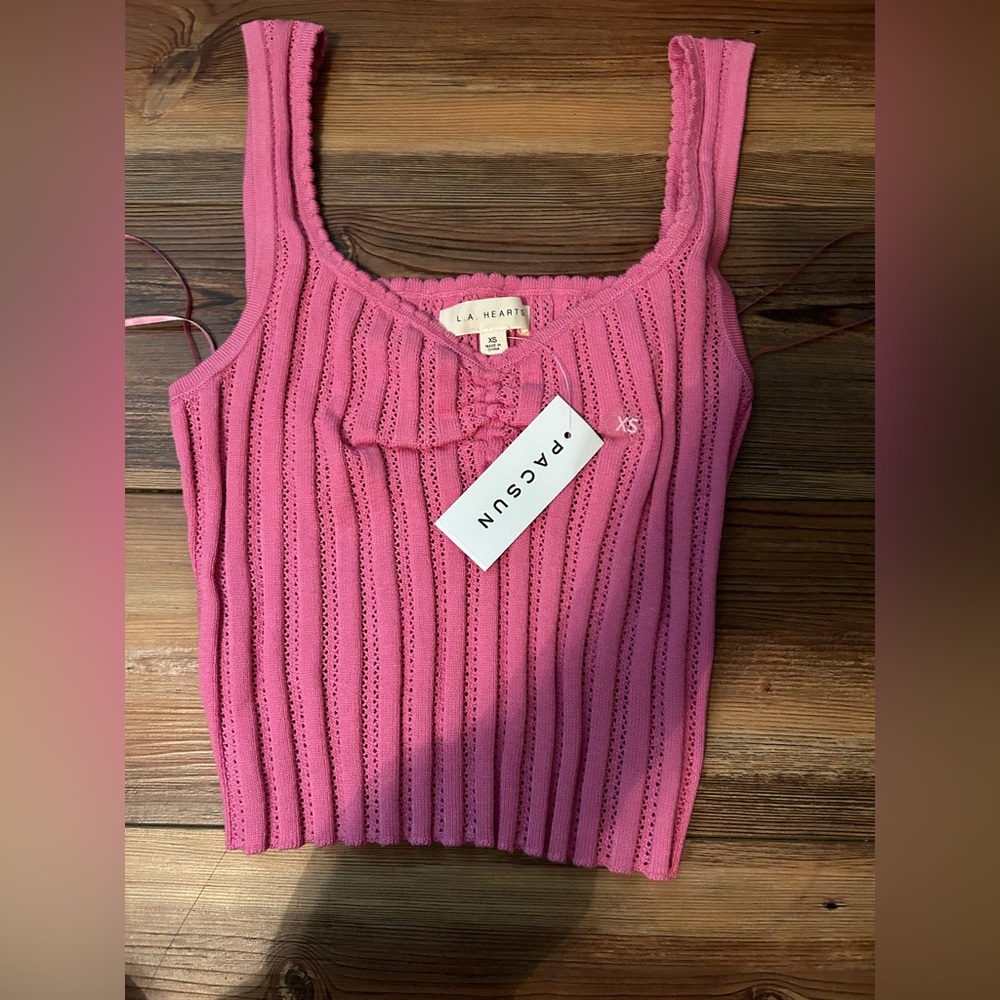 Brand New XS cropped pacsun tank top
